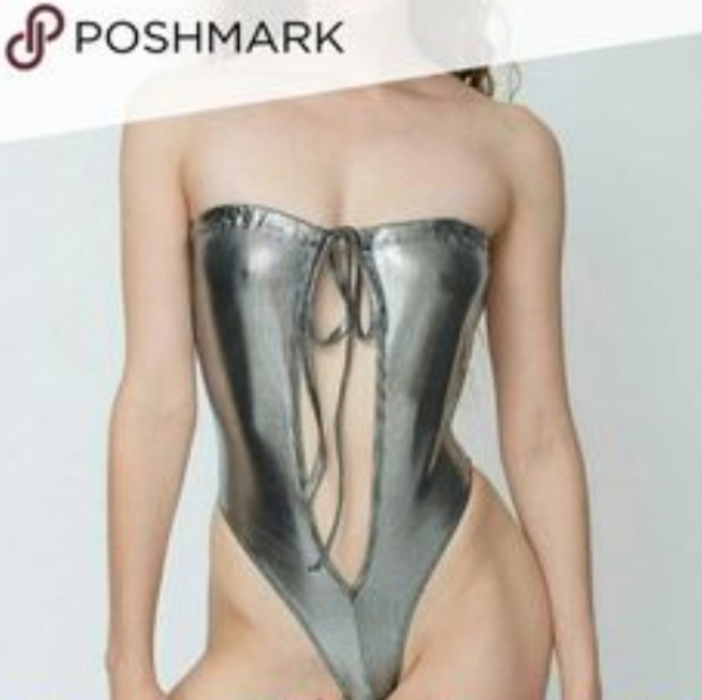 RARE American Apparel Cali Fun one piece swim